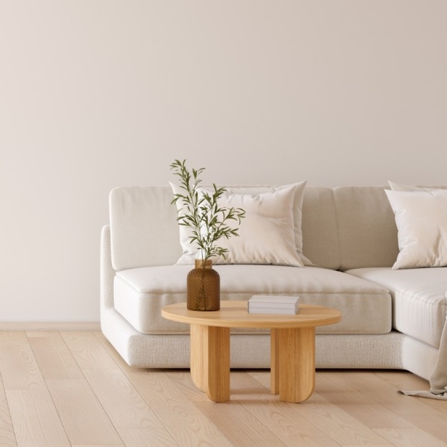 living area with easy access to other rooms